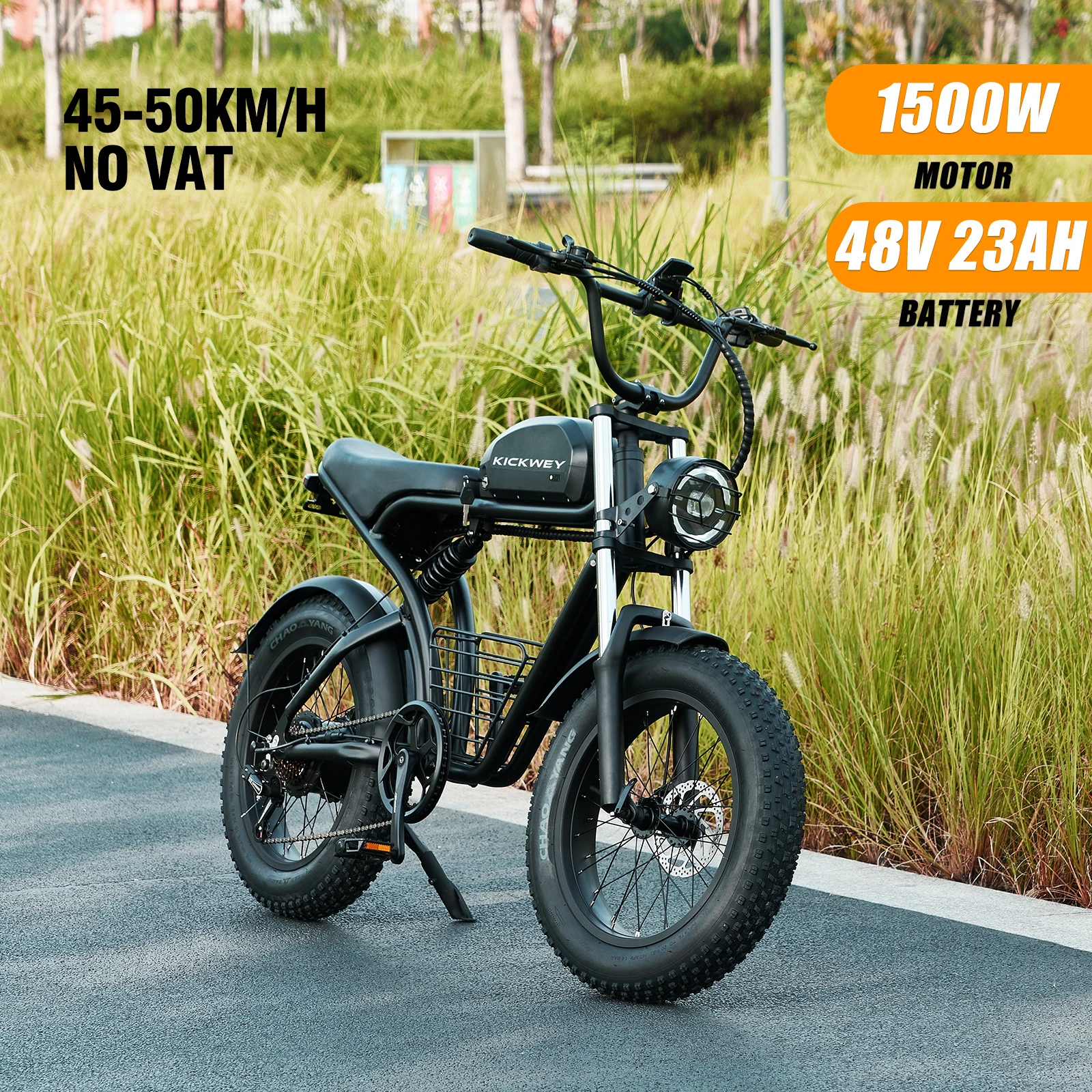 Kickwey-K7-Adult-Electric-Bicycle-1500w-48V-23ah-Mountain-Electric-Bike-20-Inch-Fat-Tire-Outdoor