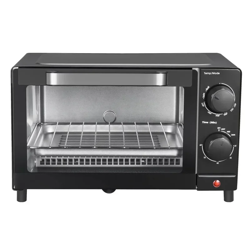 Mainstays-4-Slice-Toaster-Oven-with-3-Setting-Baking-Rack-and-Pan-Black-New