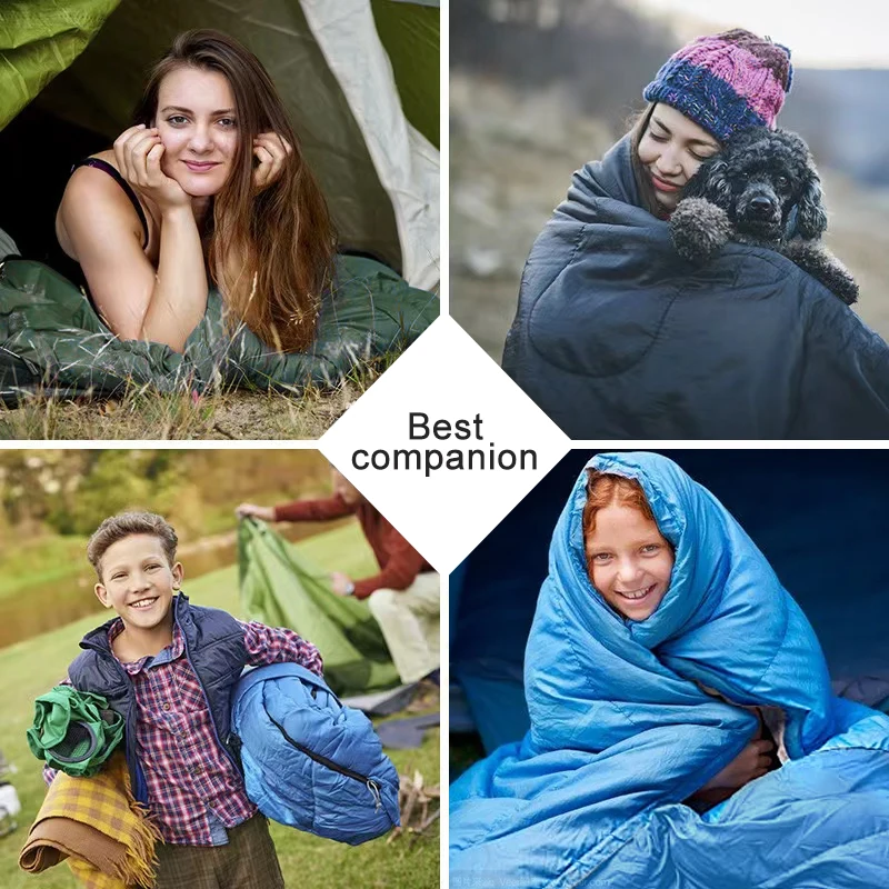 PACOONE-Camping-Sleeping-Bag-Lightweight-4-Season-Warm-Envelope-Backpacking-Outdoor-Mummy-Cotton-Winter-Sleeping-Bag-4