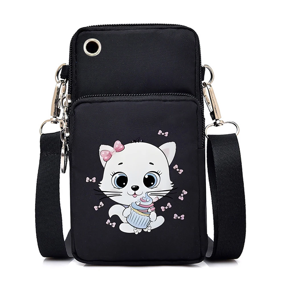 Women-Mini-Mobile-Phone-Bag-Just-A-Girl-Who-Loves-Cats-Print-Small-Crossbody-Bags-Tote-1